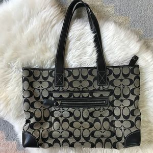 Vintage Coach Signature Shopper